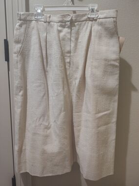 NWT Givenchy Sport Cream Textured Suit Skirt Size 14